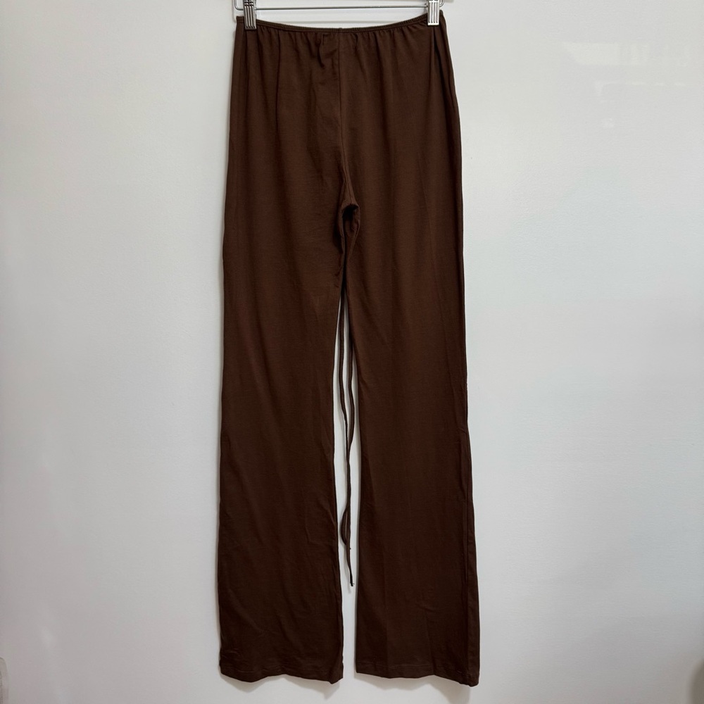 Motel Rocks Low Rise Tie Ruched Bootcut Pants - Picture 7 of 13